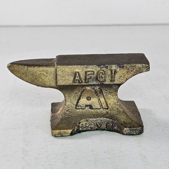 Miniature Antique Anvil Oklahoma Steel Castings Tulsa Advertising Sales Sample - Picture 3 of 8